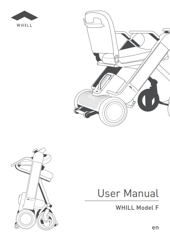 WHILL F User manual - FR