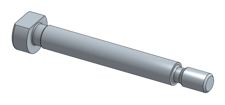 Arm Support shoulder screw - Standard - L40 (machine finished) V01