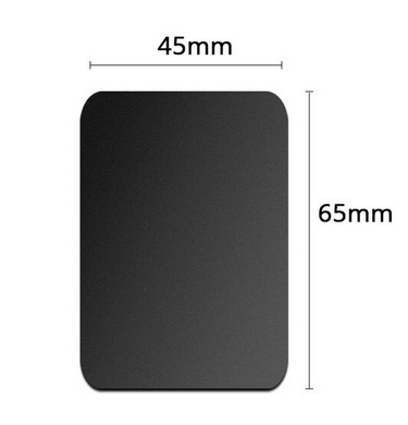 [2338] 65 x 45mm Steel Plate Self-Adhesive 3M for Smartphone