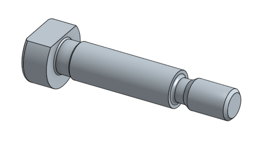 [2535] Arm Support shoulder screw - L20 (machine finished) V01