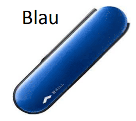[3921] WHILL C2 Arm covers - Blue Left