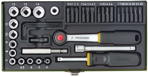 [4130] Proxxon Steckschlüssel-Bit-Einsatz-Set