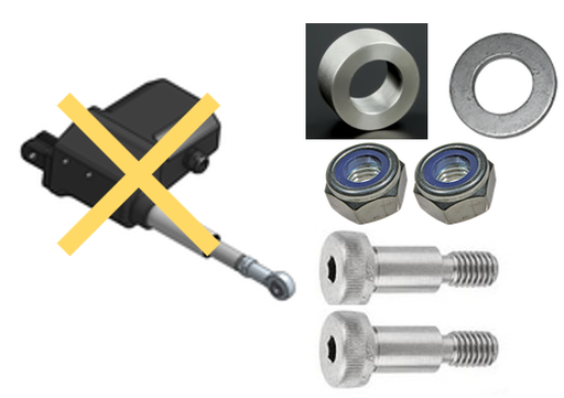 [4280] Screws & Washers for Support Motor (Lambda) Spare Part