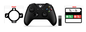 [4283] Xbox Controller incl. Label Ersatzteil
