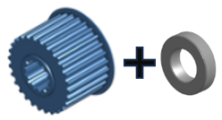 [4422] Motor Pulley Kit